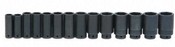 Williams WS1414RC | 1/2 Drive Deep Impact Socket Set, 6-Point 14 Pieces, Black Industrial Finish