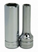 Williams BD-610 | 3/8 Drive Deep Socket, 6 Point, 5/16