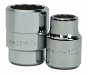 Williams H-1254 | 3/4 Drive Shallow Socket, High Polished Chrome Finish, 12 Point, 1-11/16
