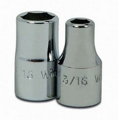 Williams M-618 | 1/4 Drive Shallow Socket, 6 Point, 9/16