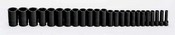 Williams MS-1424RC | 1/2 Drive Deep Impact Socket Set, 6-Point, Metric, 24 Pieces, Black Industrial Finish