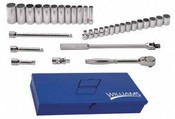Williams MSS-33F | 1/2 Drive Socket/Tool Set, 12 Point, 33 Piece