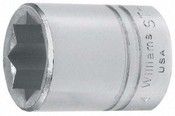 Williams ST-814 | 1/2 Drive Shallow Socket, 8- Point, 7/16