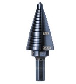 Klein Tools KTSB11 | 11 Double-Fluted Step Drill Bit, 7/8 in. to 1-1/8 in.
