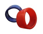 Mastercool Inc 91553-EE | Gauge Protectors Set Red and Blue Large