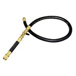 Mastercool Inc 94260 | Hose with Ball Valve 60 Black