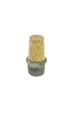 Milton Industries 1086-12A | Pneumatic Exhaust Muffler, 3/4 Inch MNPT 40 Micron Sintered Bronze Silencer/Diffuse Air