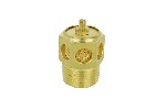 Milton Industries 1087-16 | Speed Control Exhaust Muffler, 1 Inch MNPT - 40 Micron Sintered Bronze Silencer/Diffuse Air