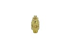 Milton Industries 1087-2HF | High Volume Speed Control Exhaust Muffler, 1/8 Inch MNPT - 40 Micron Sintered Bronze Silencer/Diffuse Air