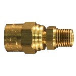 Milton S-617 | Reusable Brass Hose Fitting Male End 1/4 Inch ID x 1/4 Inch NPT
