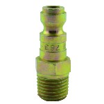 Milton S-783 | Tru-Flate/Parker Style Air Hose Plug, Male, 1/4 Inch NPT