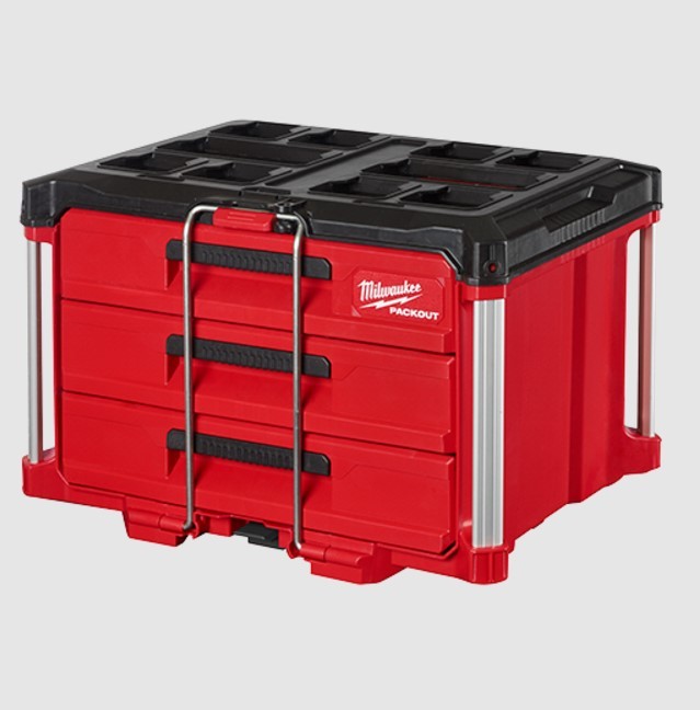 Milwaukee Elec Tool Corp 48-22-8443 | Packout 3 Drawer Tool Box