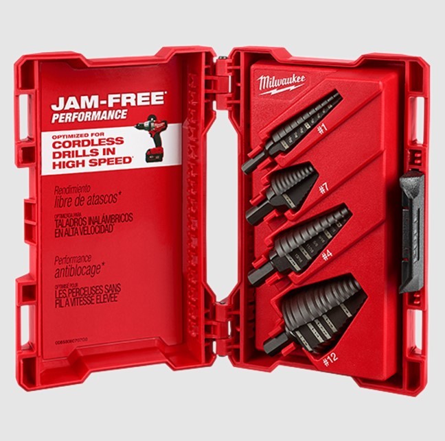 Milwaukee Elec Tool Corp 48-89-9223 | Step Drill Bit Set 4 Pc