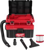 Milwaukee Tools 0970-20 | M18 Fuel Packout 2.5 Gallon Wet/Dry Vacuum