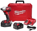Milwaukee Tools 2657-22 | M18 2 Speed 1/4 Hex Impact Driver Xc Kit
