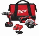 Milwaukee Tools 2698-22 | M18 Combo Hammer Metal Saw Package