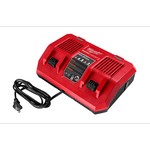 Milwaukee Tools 48-59-1802 | M18 Dual Bay Simultaneous Rapid Charger