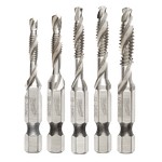 Milwaukee Tools 48-89-4874 | Shockwave 5Pc Sae Impact Drill Tap Set