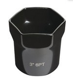 Sunex International 10604 | Wheel Bearing Locknut Socket 3 Inch, 6 Points