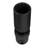 Sunex International 318ZUD | 3/8 Inch Drive 9/16 Inch 12 Point, SAE Deep Univeral Impact Socket