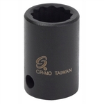 Sunex 312Z | 3/8-Inch Drive 3/8-Inch 12-Point SAE Standard Impact Socket