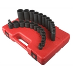 Sunex 3326 | 25 Pc. 3/8 In. Drive Sae Master Impact Socket Set