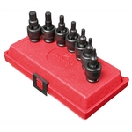 Sunex 3659 | 3/8 Inch Dr 7 Pc Universal Metric Hex Set