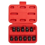 Sunex 3841 | 3/8 Inch Drive Pipe Plug Socket, 11 Piece