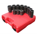 Sunex 4011M | 3/4 Inch Dr 6 Pt 11 Pc Deep Metric Set