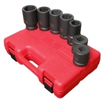 Sunex 5697M | 1 Inch Dr 6 Pt 7 Pc Standard/Deep Metric Set