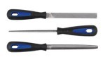 Williams 1-473-06-2-2-W | 3 pc Second Cut Handled Engineering File Set in Roll Pouch