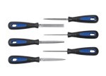 Williams 1-476-04-3-2-W | 6 pc Smooth Cut Handled Engineering File Set in Snap Pouch