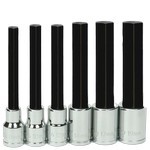 Williams JHW32953 | 1/2 Drive Long Length Hex Bit Socket Set, Metric, 6 Pieces