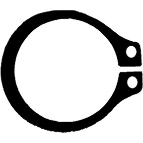 Au-ve-co Products 10120 | Retaining Ring Basic External 11/16 Dia