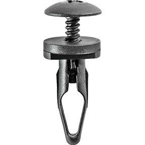 Au-ve-co Products 14988 | Push Type Retainer 7/16 Hd Dia 11/16 St Length