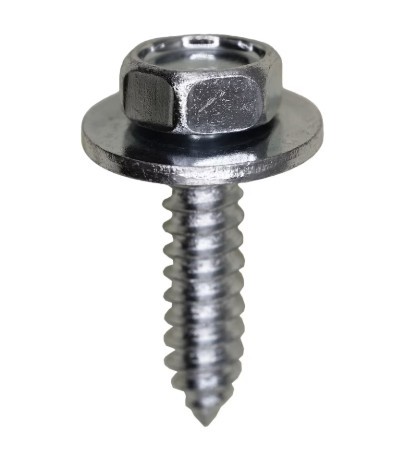 Auveco 2989 | Zinc-Plated Hex Head SEMS Tapping Screw