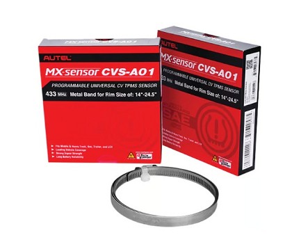 Autel 300170 | Programmable Commercial Vehicle TPMS Sensor with Metal Band