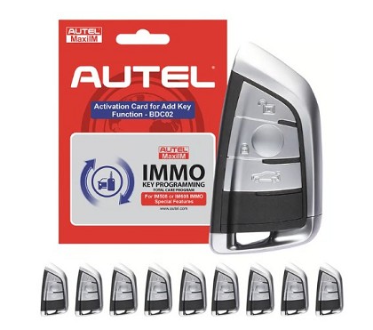 Autel IKEYBRAZ3T | Software Update Card & 3-Button BMW-Style IKEY Bundle