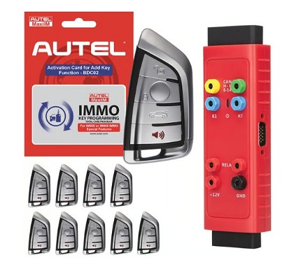 Autel IKEYBRAZ4GB | Software Update Card, G-BOX3 & 4-Button BMW-Style IKEY Bundle