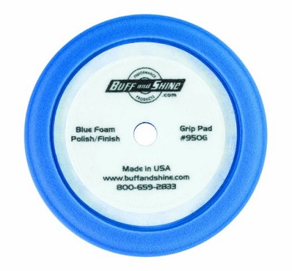 Buff And Shine F950G | Grip Pad Blue Foam Contour Edge