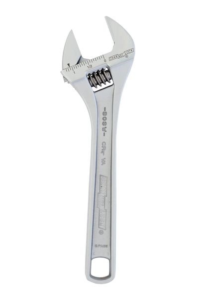 Channel Lock 808W | Chrome Adjustable Wrench, 8 Inch