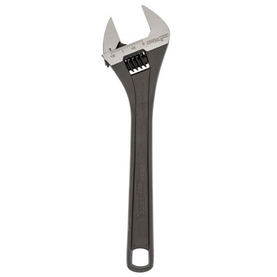 Channel Lock 812NW | Adjustable Wrench, 12 Inch, Black, No Grip