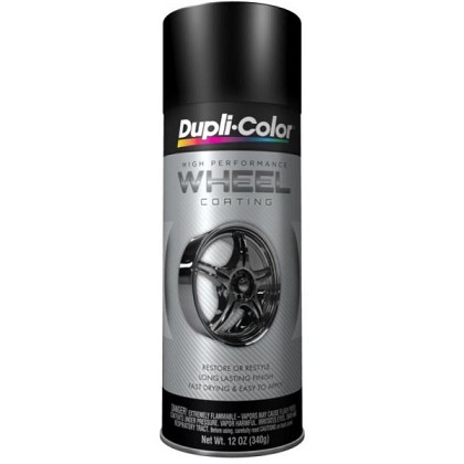 Dupli-Color 57702Z | Wheel Paint High Performance Black Aerosol 11 Oz Hwp104