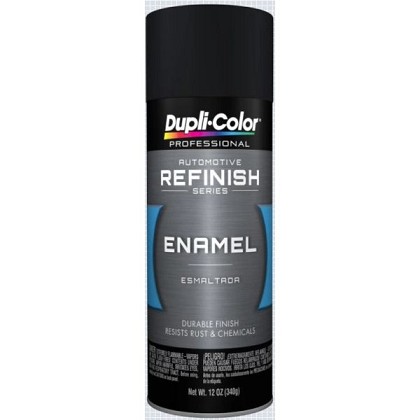 Dupli-Color 57732Z | Professional Enamels Semi-Gloss Black Aerosol 12 Oz Da1603