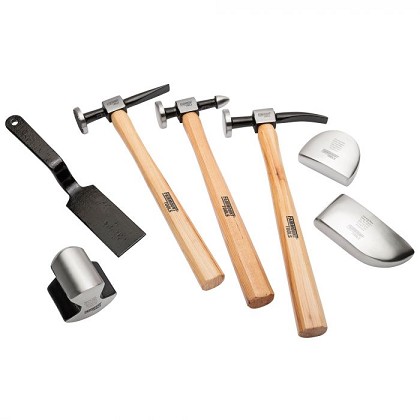 Fairmount Tools 69484 | Fairmount 7pc Professional Body Hammer and Dolly Set