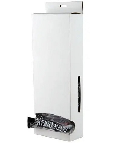 Encon 05148003 | Veratti Tuff-Spec 1400 Series Clear Frame, Clear Lens, Uncoated, White Box