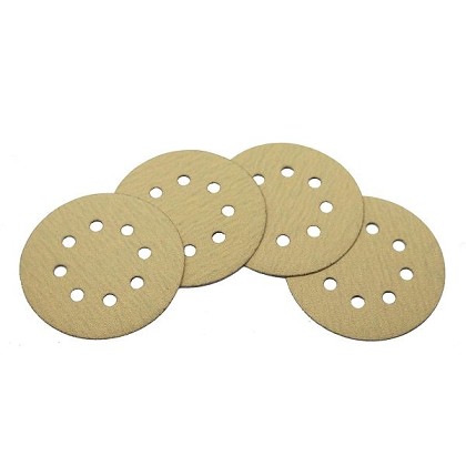 GRIP 54719 | 5 Inch Hook & Loop Sanding Discs 4Pc - 120 Grit -29312