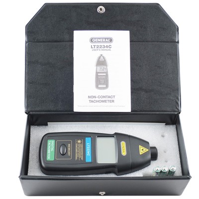 General Tools & Instruments LT2234C | Tachometer Laser Photo T