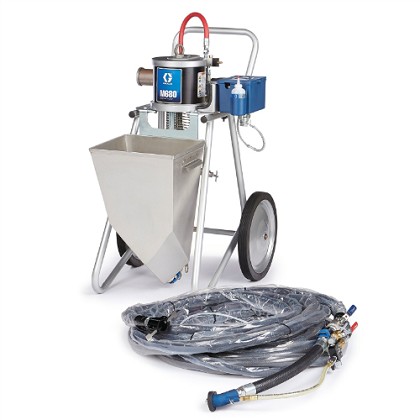 Graco Industrial 262909 | ToughTek M680a Piston Pump Package, HTX 680 Applicator, Stainless Steel Hopper