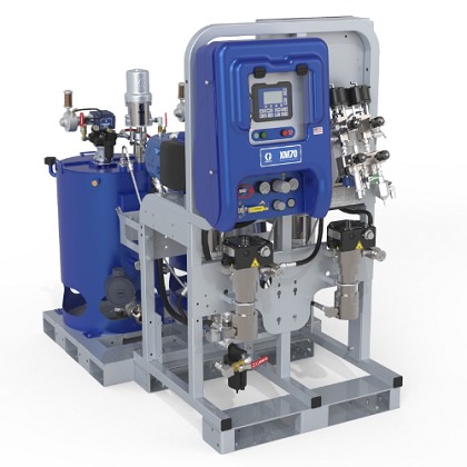Graco Industrial XM5H2E | XM50, 480V, Wall Power, Viscon HF Heaters, Junction Box, Heated Tanks, Agitators, Feed Pumps, Remote, Electric Heated Hose Control
